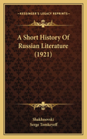 Short History Of Russian Literature (1921)