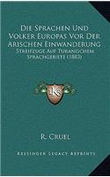 Die Sprachen Und Volker Europas VOR Der Arischen Einwanderung