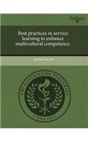 Best Practices in Service Learning to Enhance Multicultural Competency