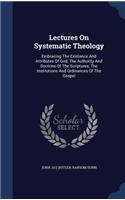 Lectures On Systematic Theology