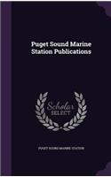 Puget Sound Marine Station Publications