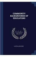 Community Backgrounds of Educatons