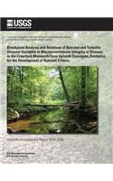 Breakpoint Analysis and Relations of Nutrient and Turbidity Stressor Variables to Macroinvertebrate Integrity in Streams in the Crawford-Mammoth Cave Uplands Ecoregion, Kentucky, for the Development of Nutrient Criteria