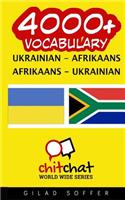 4000+ Ukrainian - Afrikaans Afrikaans - Ukrainian Vocabulary