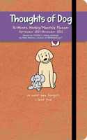 Thoughts of Dog 16-Month 2021-2022 Weekly/Monthly Planner Calendar