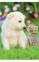 White Swiss Shepherd Notebook & Journal. Productivity Work Planner & Idea Notepad