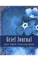 Grief Journal plus Adult Coloring Book