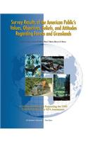 Survey Results of the American Public's Values, Objectives, Beliefs, and Attitudes Regarding Forests and Grasslands