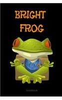 Bright Frog Composition Notebook