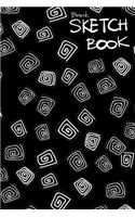 Blank Sketch book: Perfectly clean drawing book, 6x9 size, 110 pages, easy to carry. Doodle pattern cover design