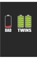 Dad Of Twins Notebook