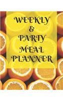 Weekly Meal & Party Planner