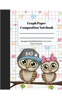 Graph Paper Composition Notebook
