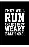 They Will Run And Not Grow Weary