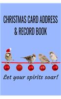 Christmas Card Address & Record Book