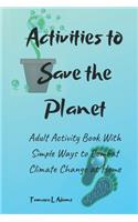 Activities to Save the Planet