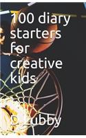 100 diary starters for creative kids
