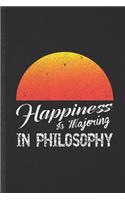 Happiness Is Majoring in Philosophy