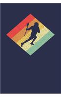Lacrosse Player Notebook