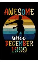 Awesome Since December 1999: Vintage Flossing Awesome Since 1999 December 20th Years Birthday Gifts Journal - December 20th Birthday Gifts for Boy Girl - Cute Floss Dancer Birth