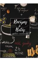 Blank Cookbook Recipes & Notes