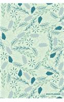 2019 Planner: Daily Weekly & Monthly Organizer Pretty Leaf Fall Pattern Cover