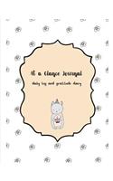 At a Glance Journal: Daily Log and Gratitude Diary