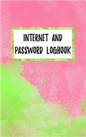 Internet And Password Logbook: Internet Password Organizer
