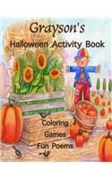 Grayson's Halloween Activity Book