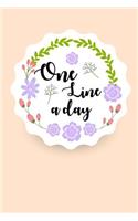 One Line A Day journal