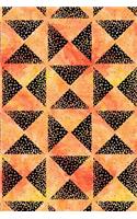 Bullet Journal Notebook Triangles with Dots Pattern 2