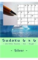 Sudoku 6 X 6 - 250 Killer Puzzles - Anti - Knight - Silver