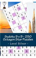 Sudoku 9 X 9 - 250 Octagon Star Puzzles - Level Silver