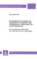 Ableitung Von Verben Aus Substantiven in Biblischen Und Nichtbiblischen Texten Des Fruehneuhochdeutschen