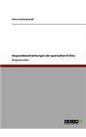 Sequenzbeschränkungen der spanischen Klitika