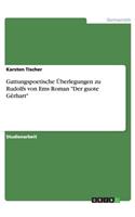 Gattungspoetische Überlegungen zu Rudolfs von Ems Roman 