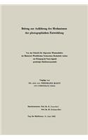 Beitrag zur Aufklärung des Mechanismus der photographischen Entwicklung