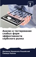 Анализ и тестирование слабых форм эффект&#1080