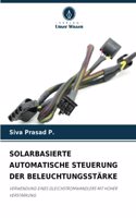 Solarbasierte Automatische Steuerung Der Beleuchtungsstärke