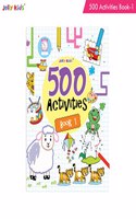 Jolly Kids 500 Activities Book 1 for Kids| Ages 3-6 Years Thinking Skill Activities - Different Types of Puzzle, Fun learning Colouring Activities, Maths Skills, English Skill, Visualization Skills