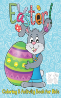 Easter coloring & activity book for kids