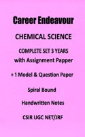 Complete Set 3 years Chemical Sciences Class Notes with assignment by career Endeavour Classes UGC NET CSIR