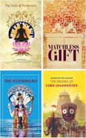 Set Of 4 Vedic Wisdom Books: Path Of Perfection, Matchless Gift, Sri Isopanishad, Drama Of Lord Jagannatha