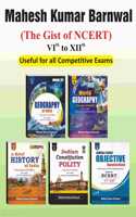 Mahesh Kumar Barnwal | N.C.E.R.T | English Medium | Combo of 5 Books | Best Books for Competitive Exams