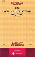 The Societies Registration Act, 1860 [2021 Ed.]- Bare Act With Short Notes