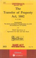 [Code T-7] The Transfer Of Property Act, 1882 [Universal] (2021 E)