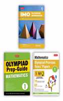 Sof International Mathematics Olympiad (Imo) Work Book, Olympiad Prep-Guide & Previous Years Papers With Mock Test Paper Class 1 - Olympiad Books For 2022-23 Exam (Set Of 3 Books)
