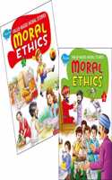 Set Of 2 Books, Value-Based Moral Stories Moral Ethics-3 And Value-Based Moral Stories Moral Ethics-4