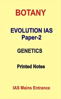 Genetics Part 1 and 2 Evolution Botany optional Notes For IAS Mains Paper-2