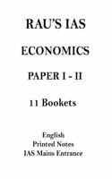 Rau's IAS Economics Optional Printed Notes of Paper 1 and 2 for UPSC Mains